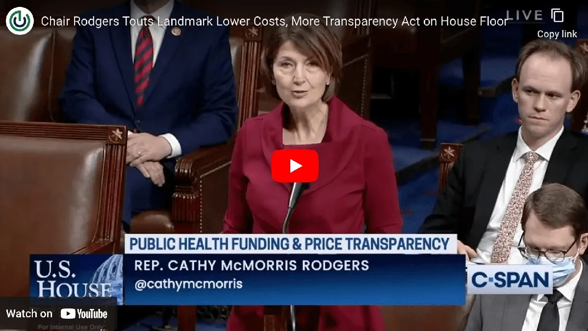 The Lower Costs, More Transparency Act: A Bipartisan Move Towards Transparent Healthcare Costs