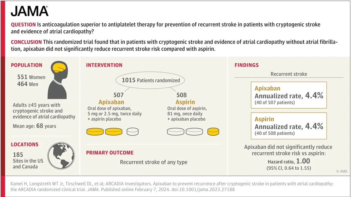 Rethinking the Use of Anticoagulants for Unexplained Strokes: A Closer Look at Recent Studies