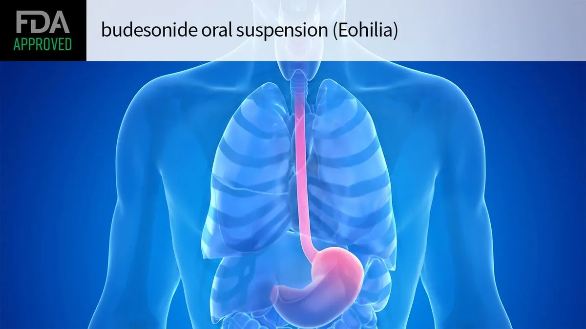 FDA Approves Budesonide Oral Suspension for Eosinophilic Esophagitis Treatment