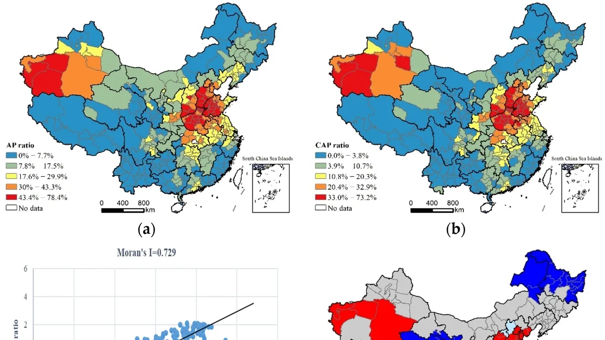 Understanding the Impact of Air Temperature, Air Pressure and Land Use on China’s Climate