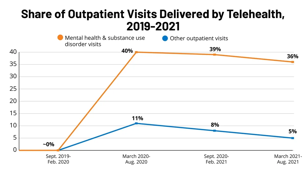 Exploring Variations in Telehealth Services for Mental Health Care Across the U.S.